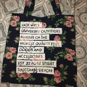 Jack Wills floral tote